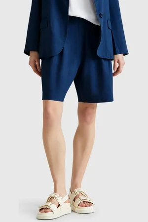 Benetton Bermudashorts Aus 100 % Leinen