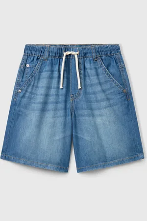 Benetton Chambray-bermudashorts