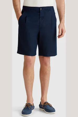 Benetton Bermudashorts Mit Kordelzug Aus Reinem Leinen