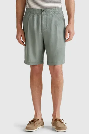 Benetton Bermudashorts Mit Kordelzug Aus Reinem Leinen