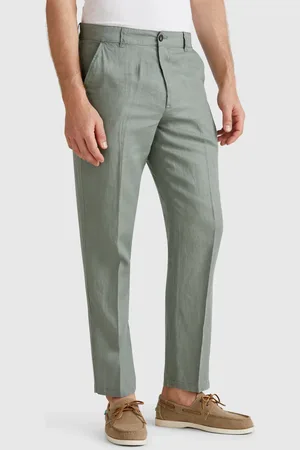 Benetton Chinos Aus Reinem Leinen