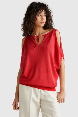 Benetton Wendepullover Aus Leinenmischung