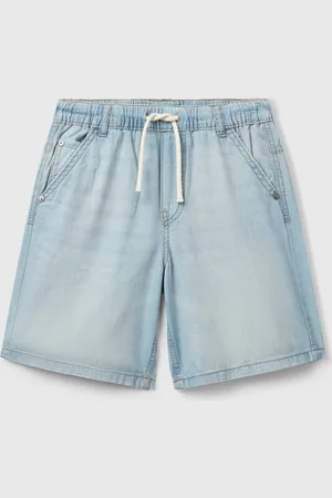 Benetton Chambray-bermudashorts