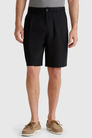 Benetton Bermudashorts Mit Kordelzug Aus Reinem Leinen