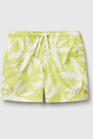 Benetton Gemusterte Badeshorts Aus Nylon