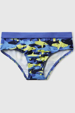 Benetton Badeshorts Mit Hai-print
