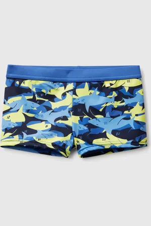 Benetton Badeshorts Mit Hai-print