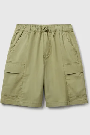 Benetton Fallschirmshorts Aus Stretch-baumwolle