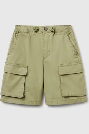 Benetton Fallschirmshorts Aus Stretch-baumwolle