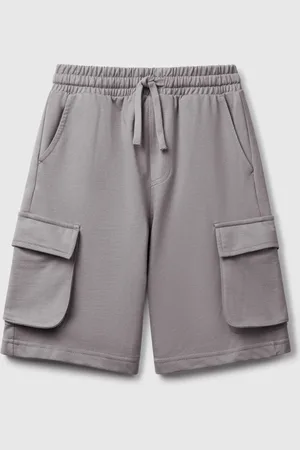 Benetton Leichte Fleece-cargoshorts