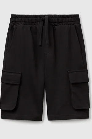 Benetton Leichte Fleece-cargoshorts