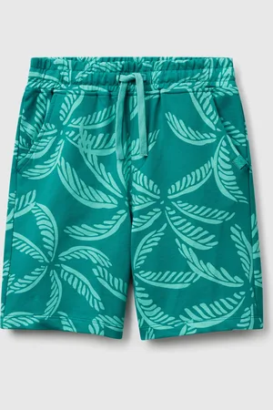 Benetton Bermudashorts Mit Tropischem Print
