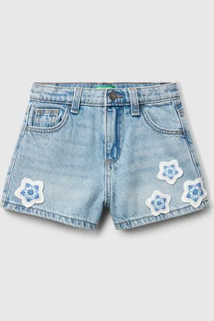 Benetton Shorts Mit Makramee-blumen