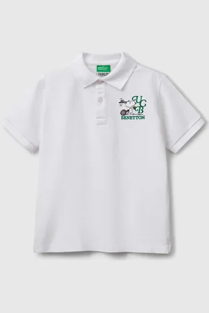Benetton Snoopy peanuts Poloshirt Mit Normaler Passform
