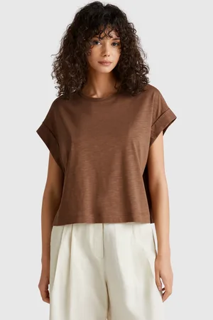 Benetton T-shirt Mit Kastiger Passform