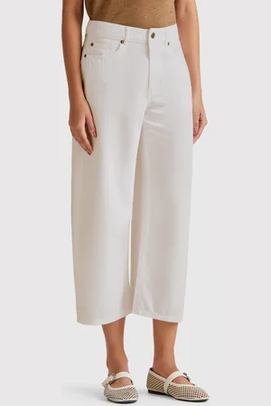 Benetton Weiße Five-pocket-hose