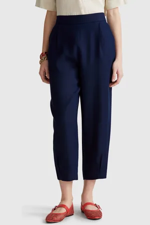Benetton Weiche Hose Aus Reinem Leinen