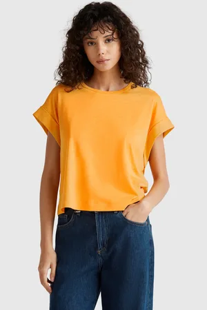 Benetton T-shirt Mit Kastiger Passform