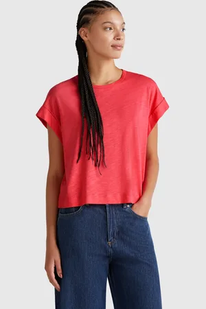 Benetton T-shirt Mit Kastiger Passform
