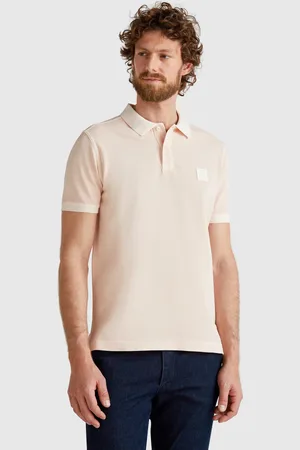 Benetton Puderrosa Poloshirt Mit Normaler Passform