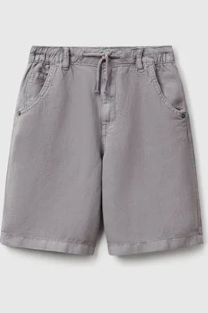Benetton Bermudashorts Aus Leinenmischung