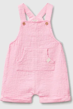 Benetton Leichte Latzhose Aus Baumwolle