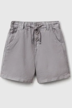 Benetton Bermudashorts Mit Kordelzug Aus Leinenmischung