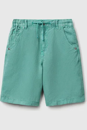 Benetton Bermudashorts Aus Leinenmischung