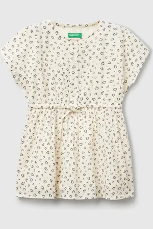Benetton Kleid Mit Animal-print