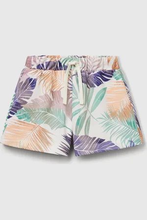 Benetton Shorts Mit Tropischem Aufdruck