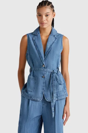 Benetton Chambray-weste