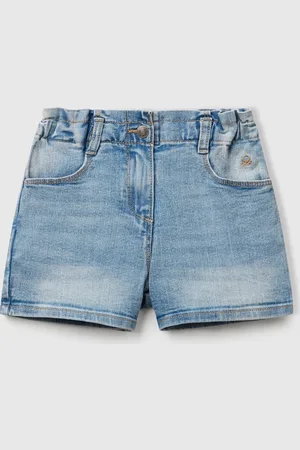 Benetton Paperbag-jeansshorts