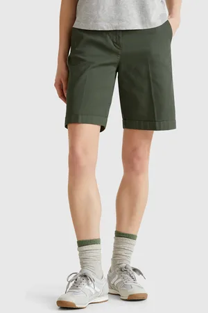 Benetton Bermudashorts Mit Bündchen Aus Stretch-baumwolle