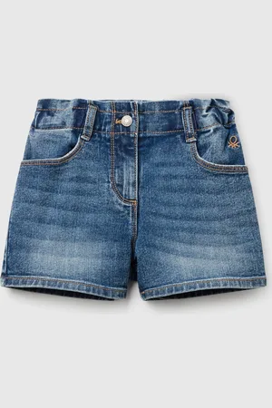 Benetton Paperbag-jeansshorts