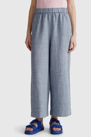 Benetton Hose Mit Weitem Bein