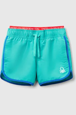 Benetton Badeshorts Mit Kordelzug