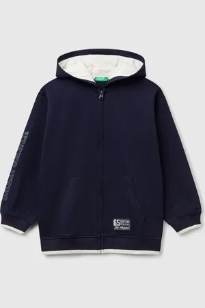 Benetton Sweatshirt Mit Gummiertem Aufdruck