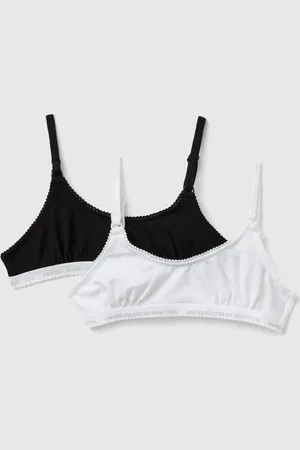 Benetton Zwei Brassiéres Aus Elastischer Baumwolle