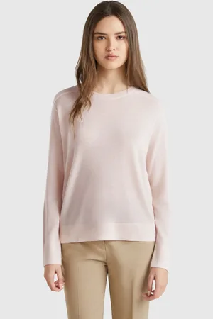Benetton Pullover Aus Reiner Merinowolle