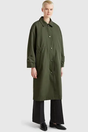 Benetton Langer Parka Mit Herausnehmbarer Polsterung