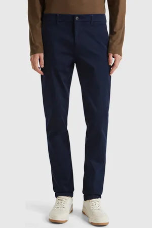 Benetton Slim Fit Chinohose Aus Stretch-baumwolle