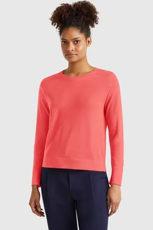 Benetton Pullover Aus Reiner Merinowolle