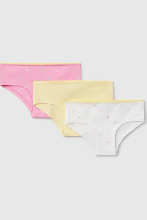 Benetton Drei Slips Aus Stretch-baumwolle