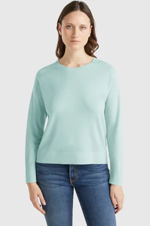 Benetton Pullover Aus Reiner Merinowolle