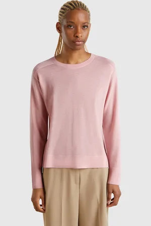 Benetton Pullover Aus Reiner Merinowolle