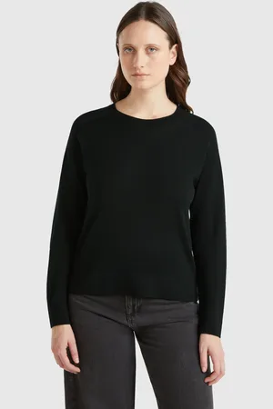 Benetton Pullover Aus Reiner Merinowolle