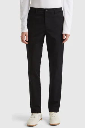 Benetton Slim Fit Chinohose Aus Stretch-baumwolle