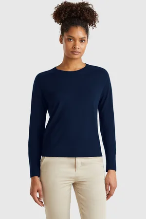 Benetton Pullover Aus Reiner Merinowolle