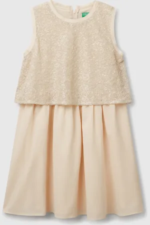 Benetton Kleid Mit Pailletten