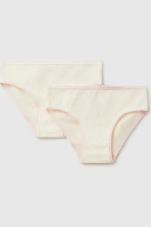 Benetton Zwei Slips Aus Stretch-baumwolle